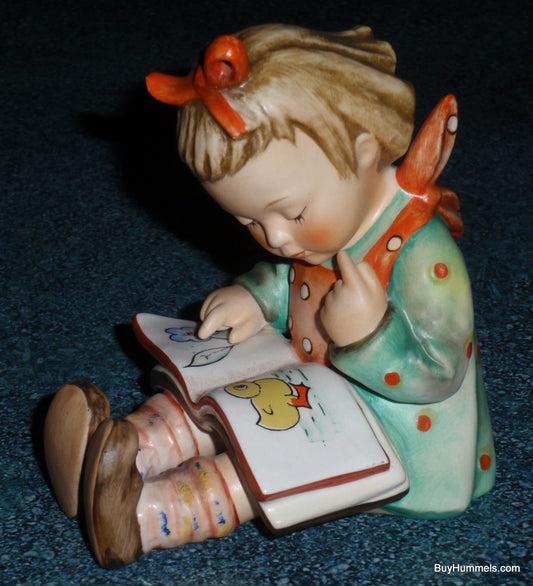 Girl Bookworm Goebel Hummel Figurine #8 - Little Girl Reading Book