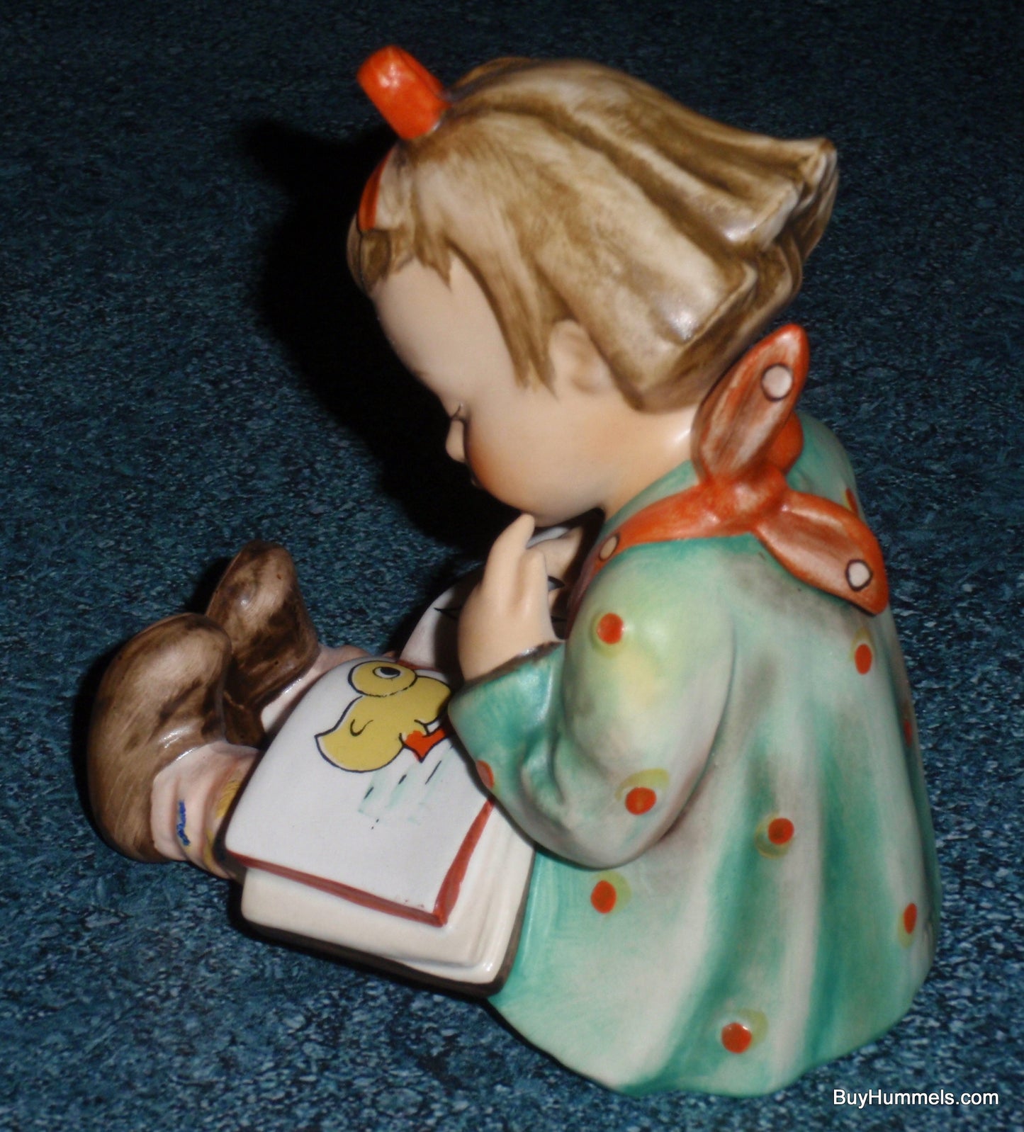 Girl Bookworm Goebel Hummel Figurine #8 - Little Girl Reading Book