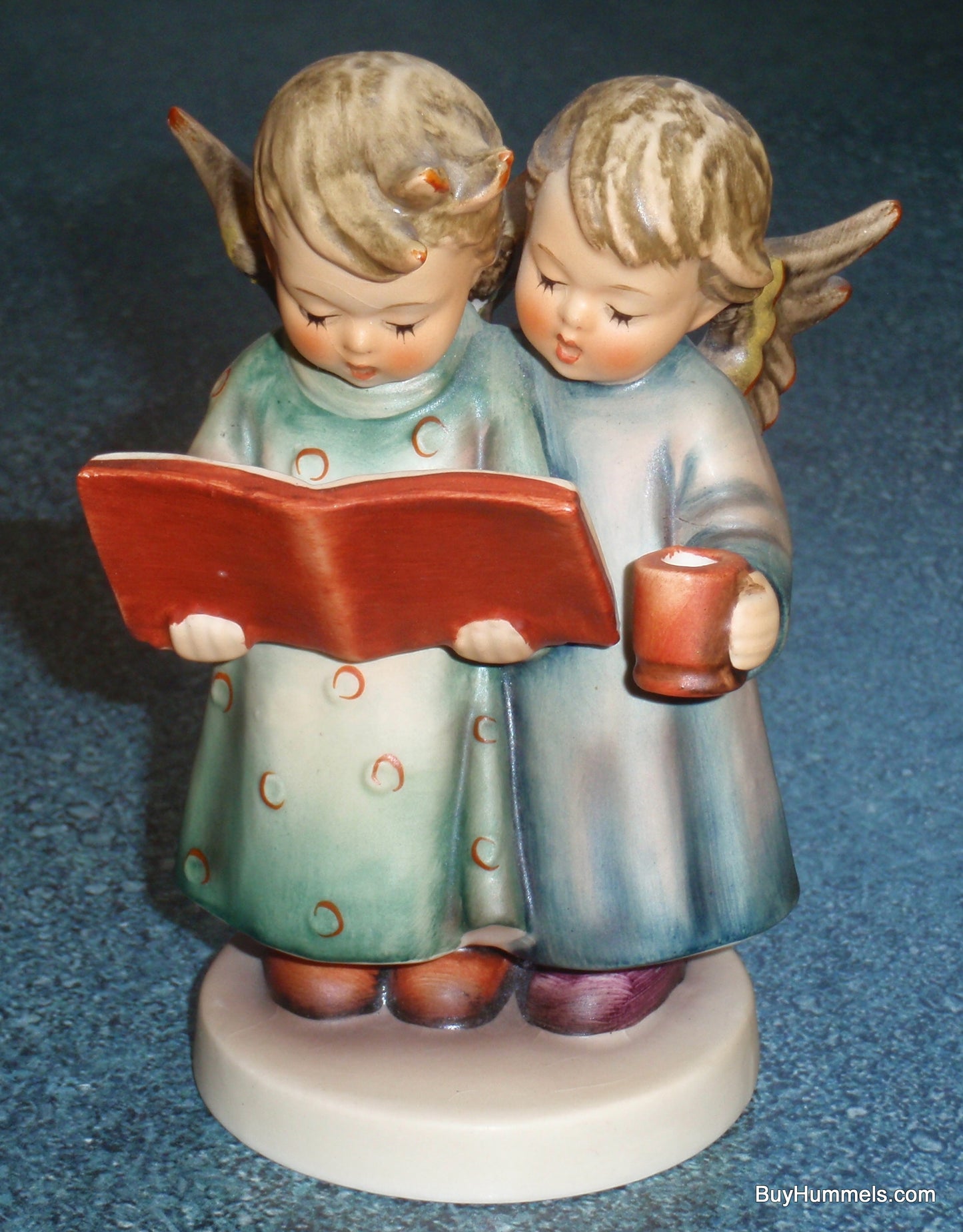 "Angel Duet" Goebel Hummel Candle Holder Figurine #193 - Two Angels Singing!