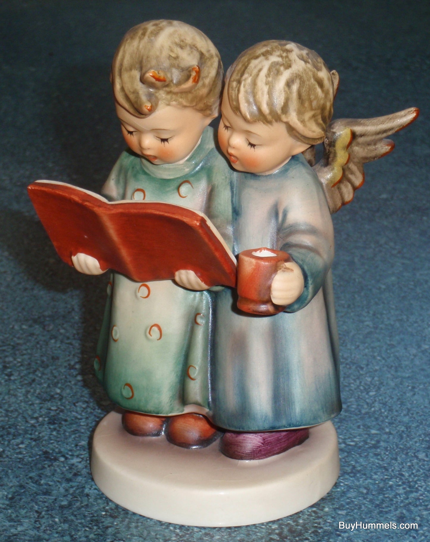 "Angel Duet" Goebel Hummel Candle Holder Figurine #193 - Two Angels Singing!