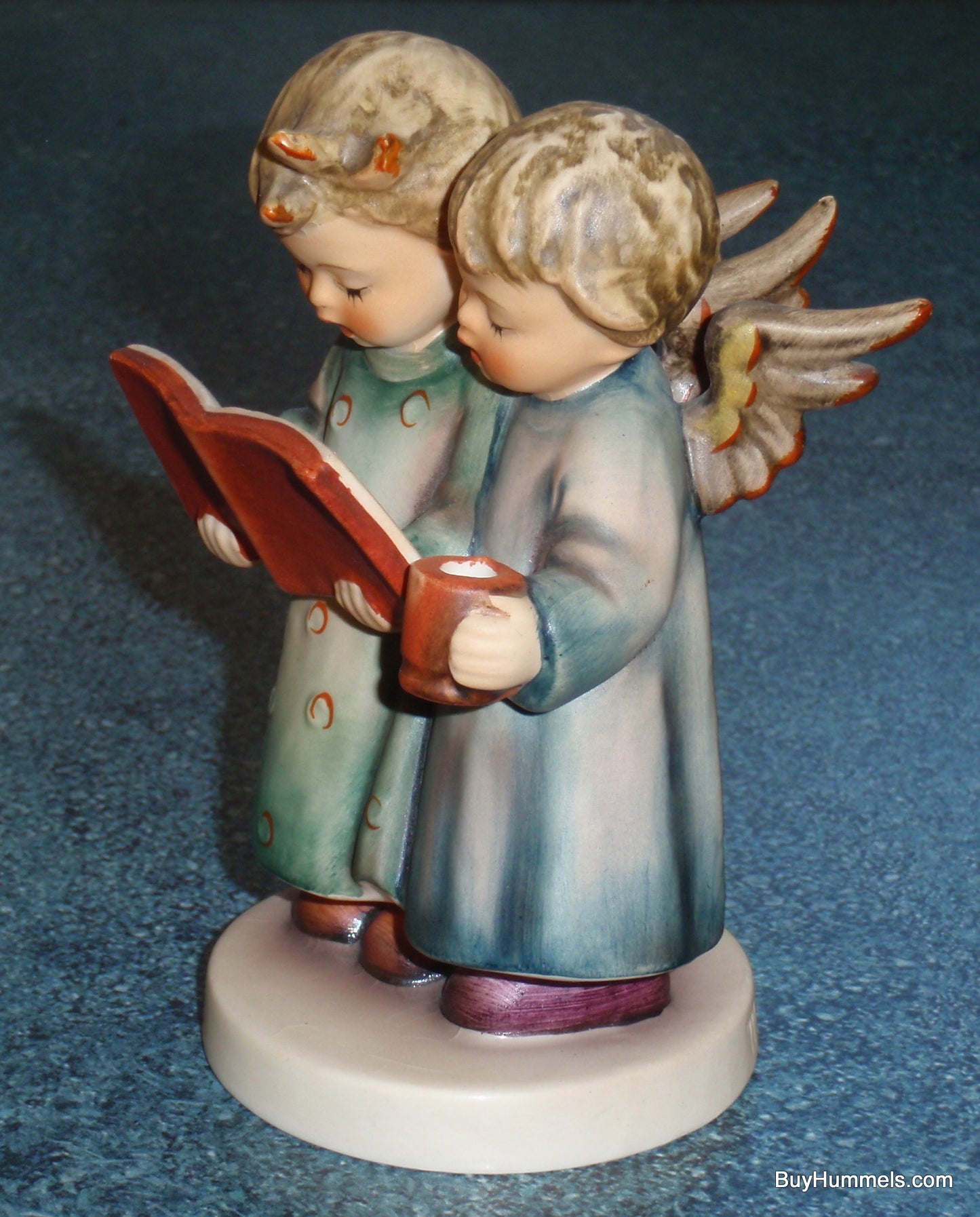 "Angel Duet" Goebel Hummel Candle Holder Figurine #193 - Two Angels Singing!