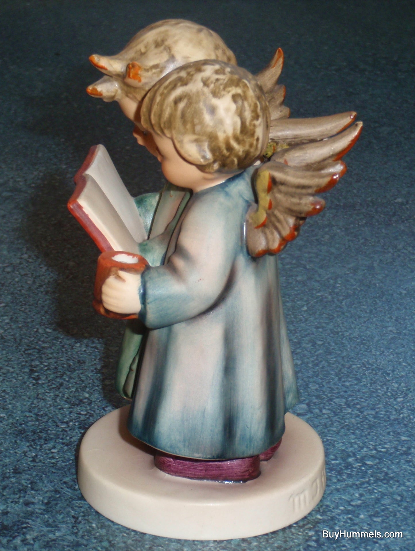 "Angel Duet" Goebel Hummel Candle Holder Figurine #193 - Two Angels Singing!