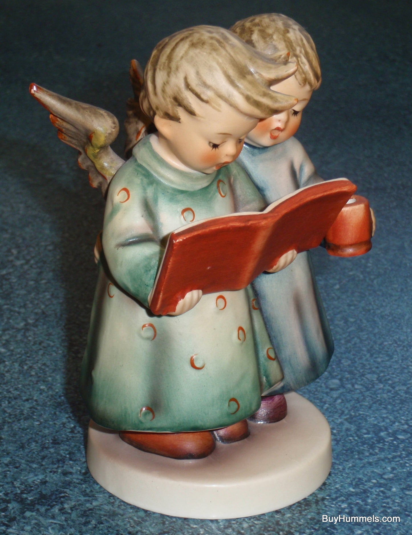 "Angel Duet" Goebel Hummel Candle Holder Figurine #193 - Two Angels Singing!