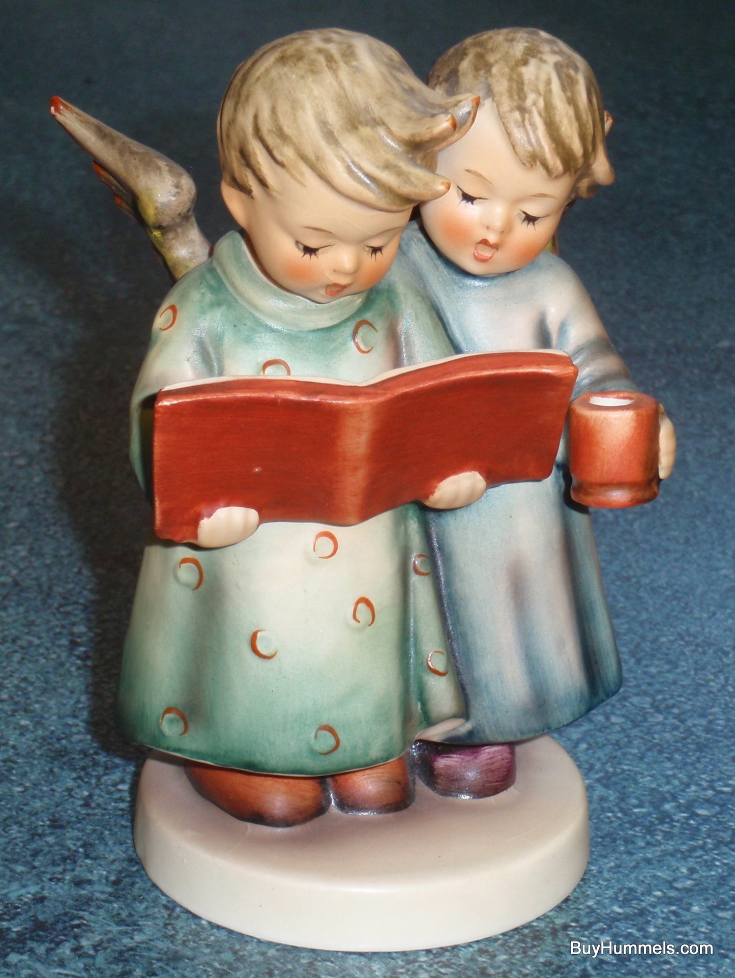 "Angel Duet" Goebel Hummel Candle Holder Figurine #193 - Two Angels Singing!