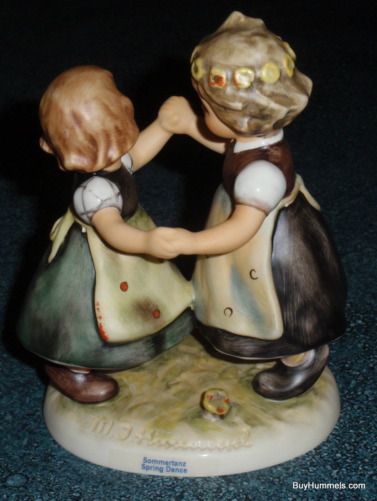 "Spring Dance" Goebel Hummel Figurine #353/0 - Two Sisters Dancing In Springtime!