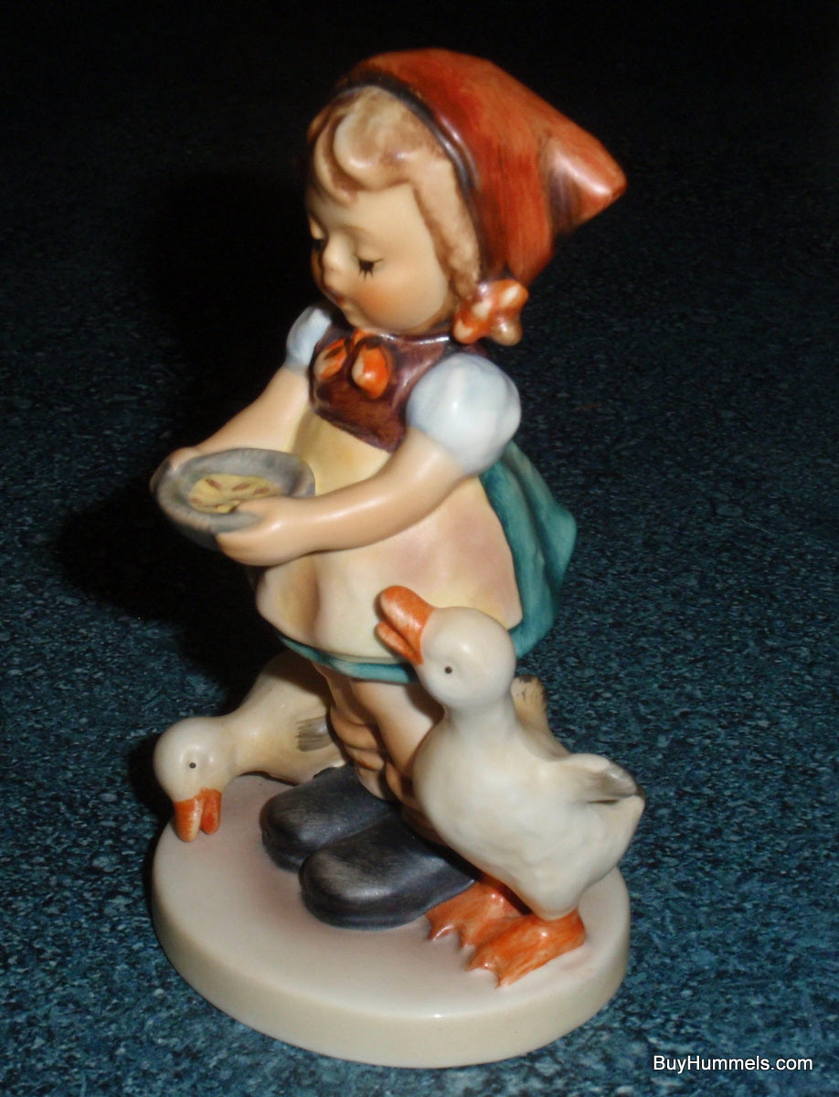 "Be Patient" Goebel Hummel Figurine #197 2/0 - Girl Feeding Ducks!