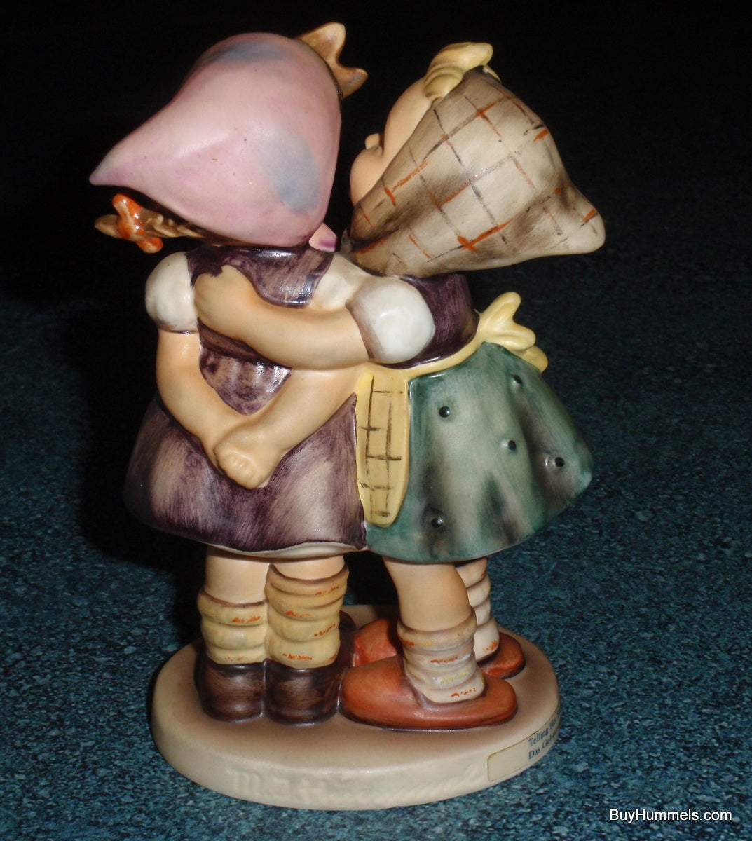 "Telling Her Secret" Goebel Hummel Figurine #196/0 - Adorable BFF Gift!