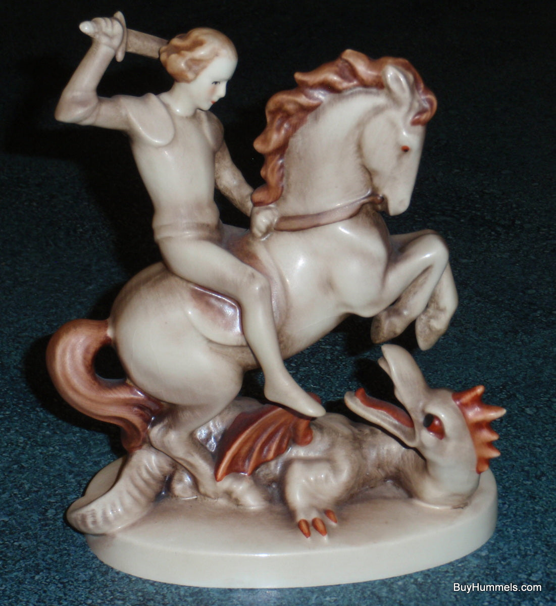 Saint George And The Dragon Goebel Hummel Figurine #55 - RARE COLLECTIBLE!