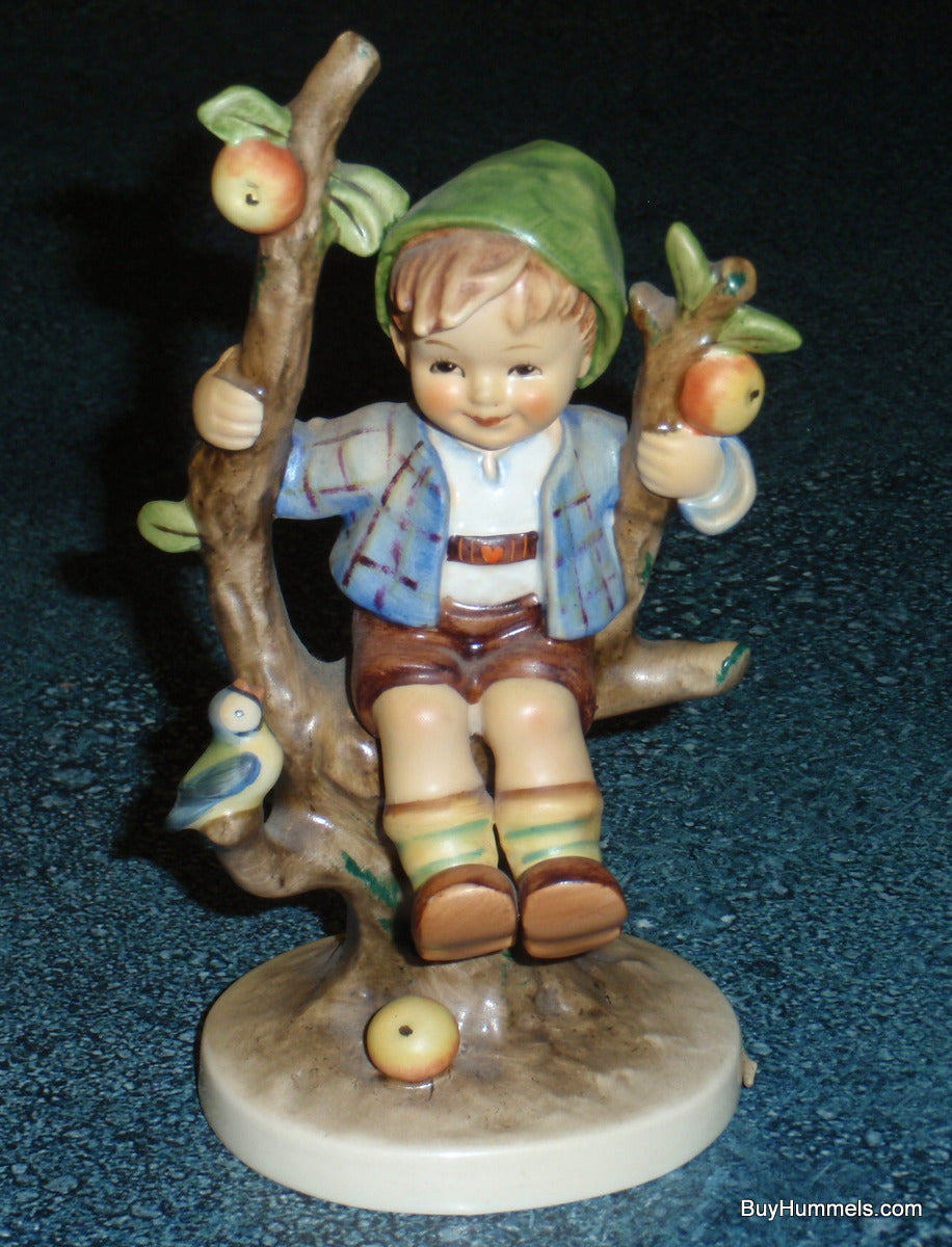 LARGE "Apple Tree Boy" With Bird Hummel Figurine #142/I - Boy In Apple Tree With Blue Bird!