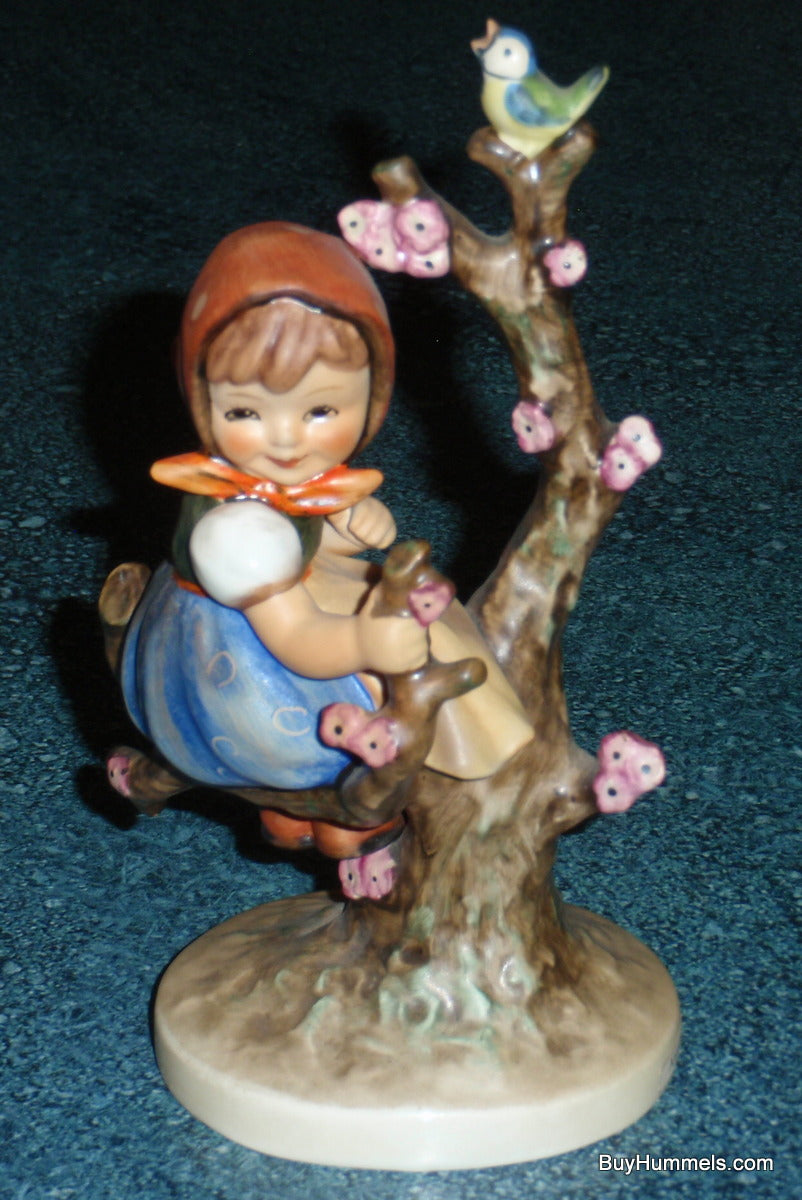 "Apple Tree Girl" With Blue Bird Goebel Hummel Figurine #141/I
