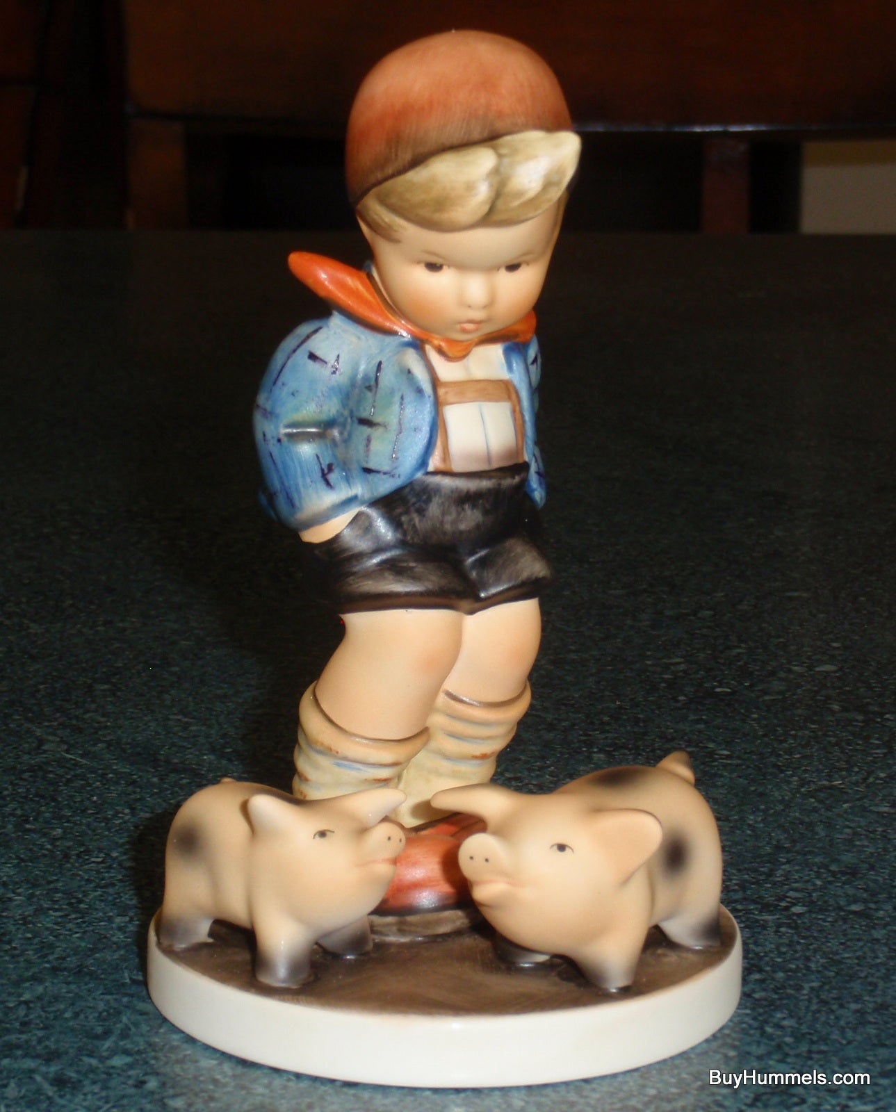 Boy figurine HTF Figurine Minnesota Souvenir Grand Marais popular MN North Shore Rare Boy Playing dress up figurine Boy in Daddys Clothes figurine