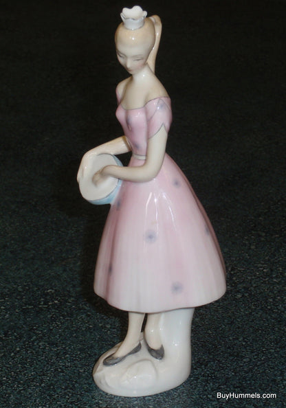 Royal Doulton Columbine HN2185 Girl in Pink Dress Figurine