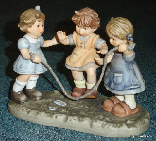 Goebel Berta Hummel "Jump For Joy" Figurine #231 - Girls Jumping Rope!