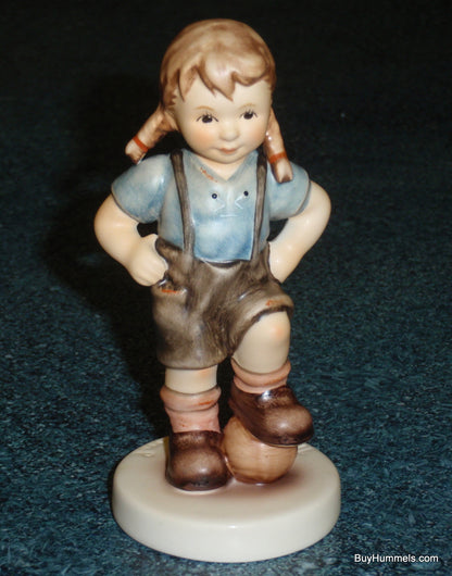 "Ready To Play" Goebel Hummel Figurine #2274 - Girl With Soccer Ball!