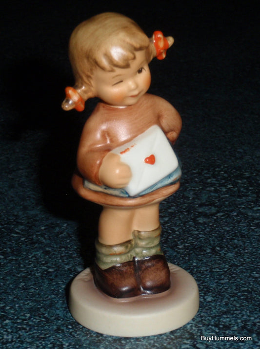 "Messages Of Love" Goebel Hummel Figurine #2050/A - Little Girl With Love Letter!