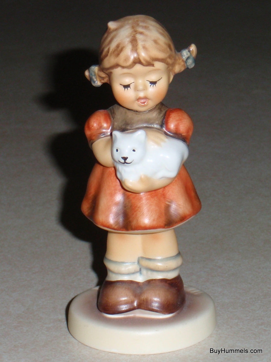 Goebel Hummel 2101/A A Girl's Best Friend Girl Holding Cat Figurine