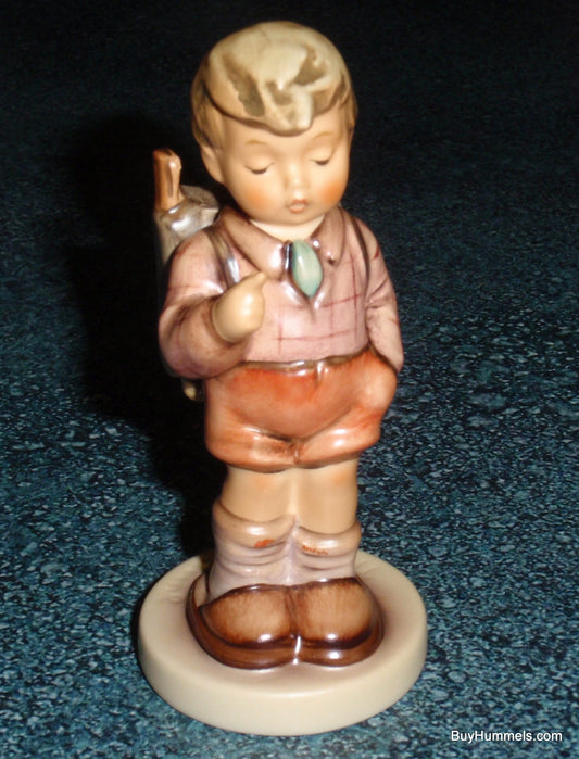 "One, Two, Three" Goebel Hummel Figurine #555 Little Boy Counting on His Fingers