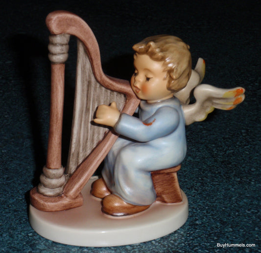 "Heavenly Harpist" Goebel Hummel Angel Figurine #2096/B TMK8 From 2003
