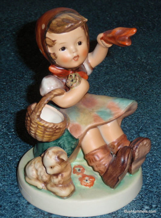 "Farewell" Goebel Hummel Figurine #65 - Girl Waving Goodbye!