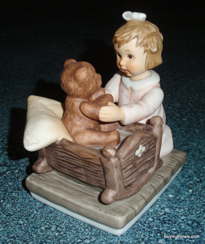 "Now I Lay Me Down To Sleep" Goebel Berta Hummel Figurine BH239 - Bedtime With Teddy!