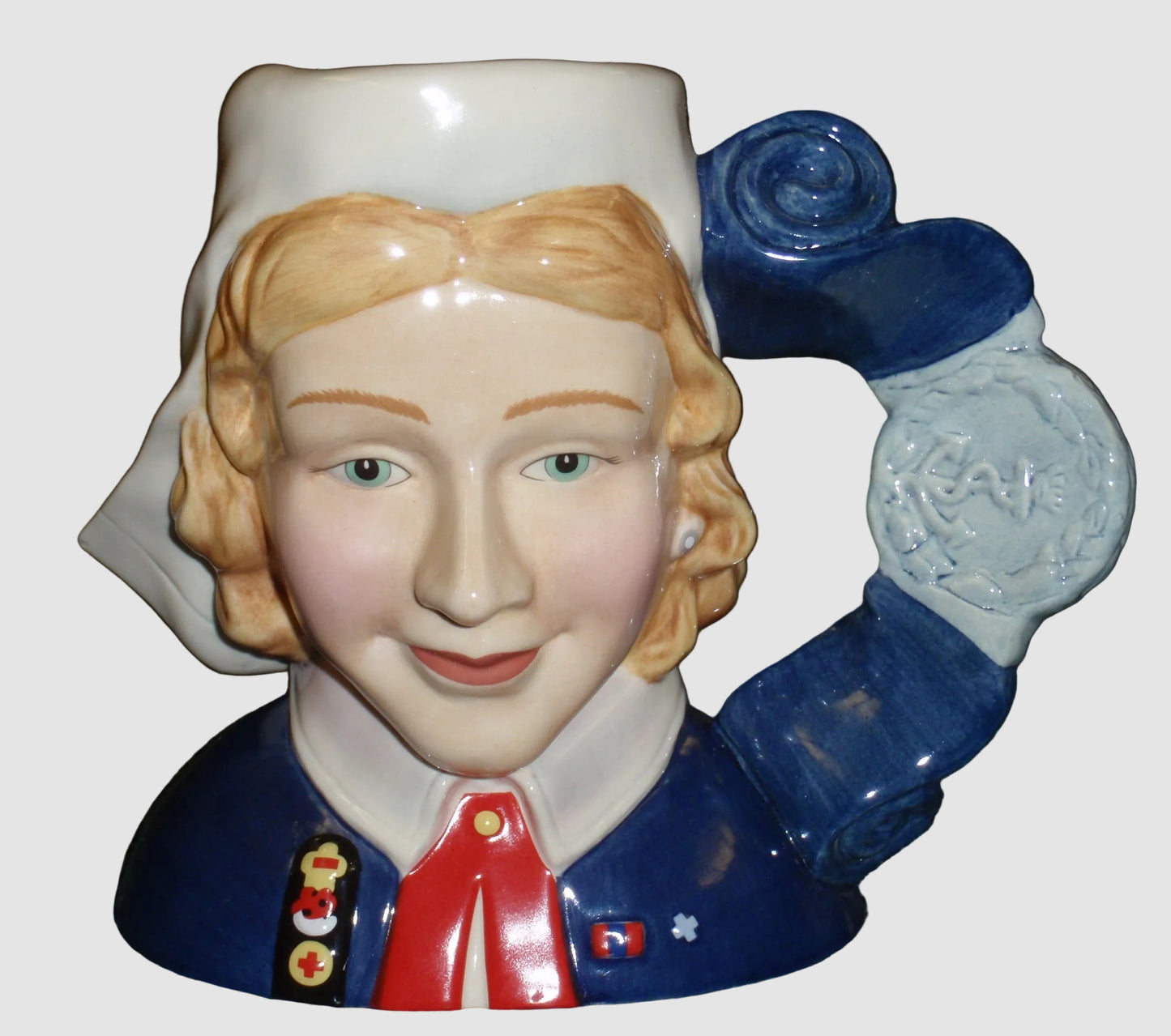 "The Nurse" Royal Doulton Character Jug D7216 with Original Box