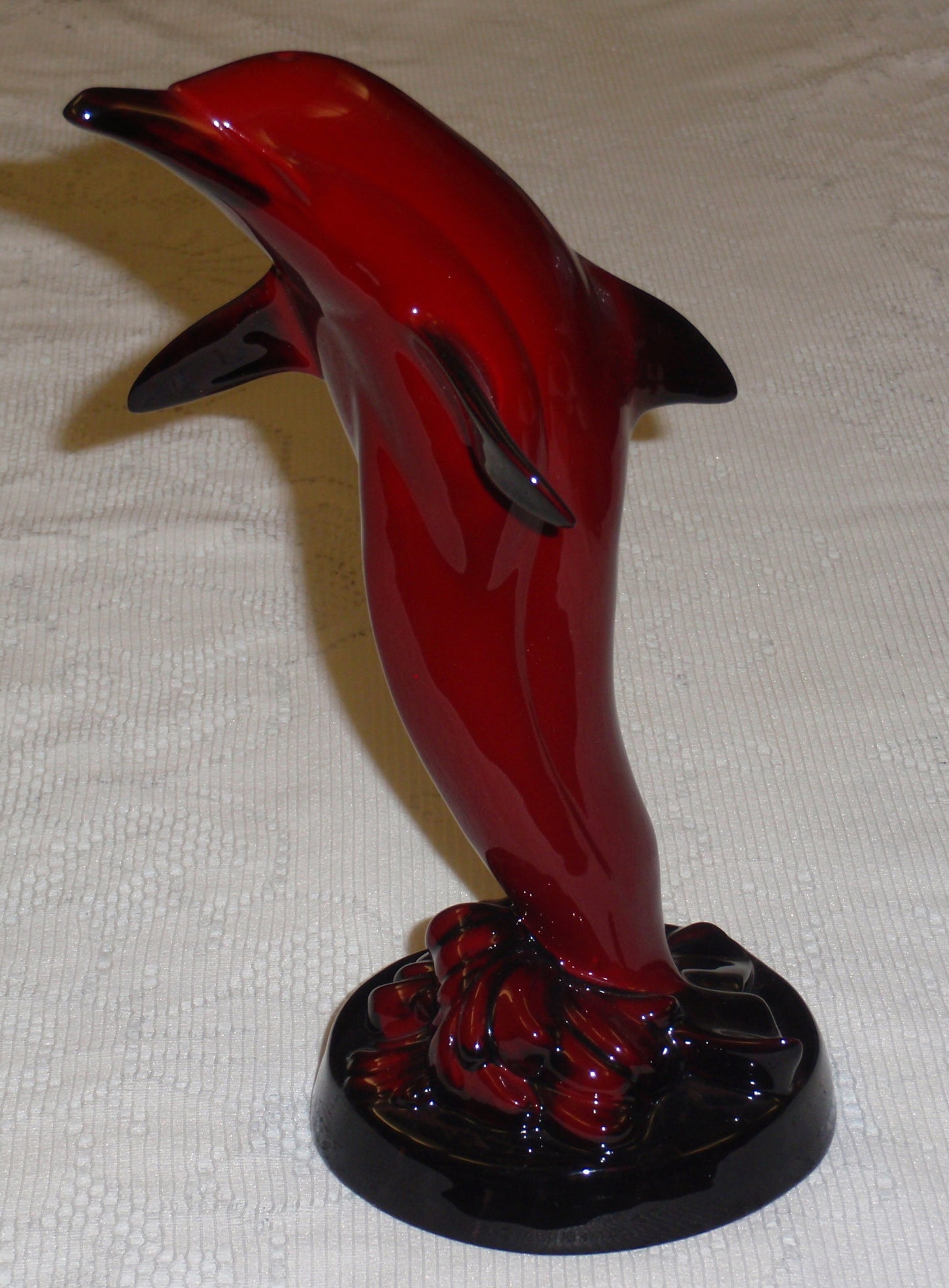 Royal Doulton Flambe Dolphin Collectible Figurine Entitled "The Leap"