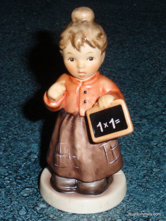 Goebel Hummel 2268 Littlest Teacher Girl with Chalkboard Figurine