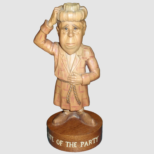 ANRI Life of the Party Figurine 52222/4 Caricature Morning After Ice Pack Robe Vintage Italy Woodcarving