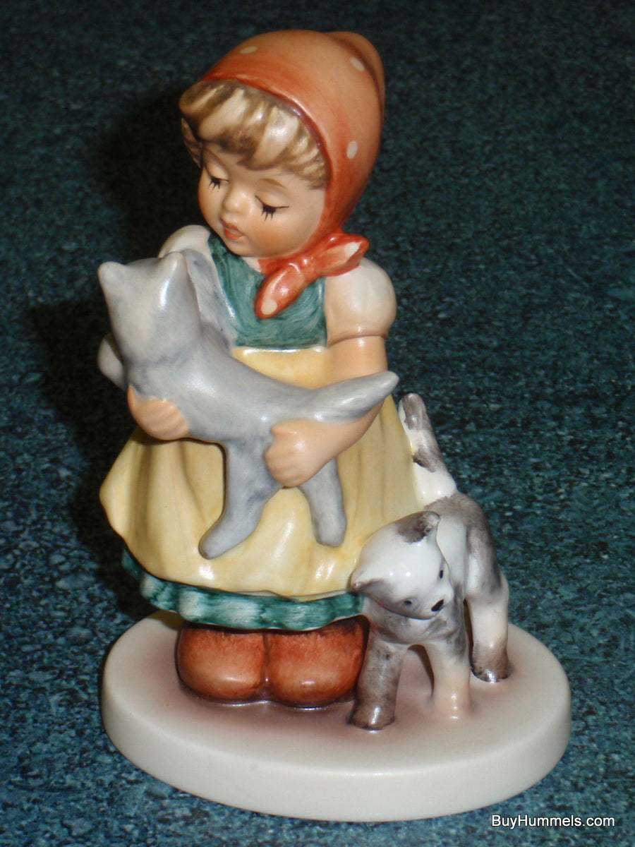 Goebel Hummel Figurine "Tender Love" #2007 Girl With Cats - RARE GIFT!