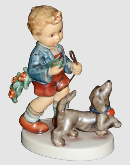 "Sunday Stroll" Goebel Hummel Figurine #2237 - TMK8 Limited Edition (4.5")