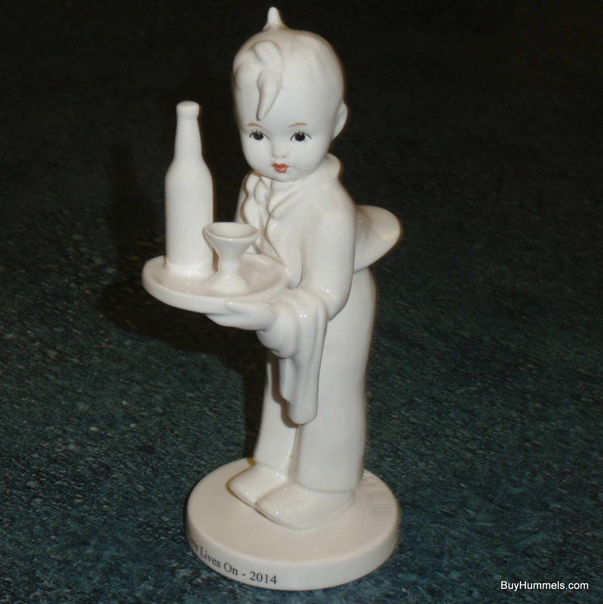 Goebel Hummel 154/0 Waiter White Edition Club Exclusive Figurine