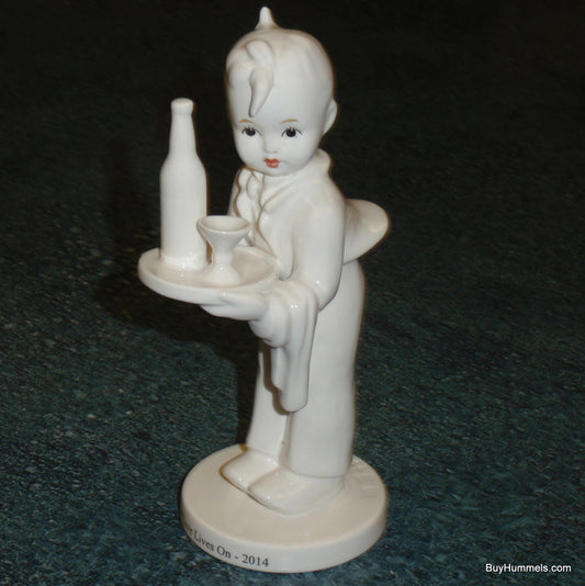 Goebel Hummel 154/0 Waiter White Edition Club Exclusive Figurine