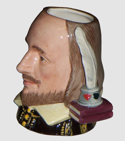 "William Shakespeare" Royal Doulton Character Jug D6938 (4")