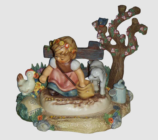 Goebel Hummel Spring Sowing Figurine 2086 Seeds Of Friendship Limited Edition Helmut Fischer 1999 Springtime Collector Set