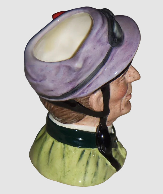 "The Jockey" Royal Doulton Character Toby Jug D6877 - Medium (4")