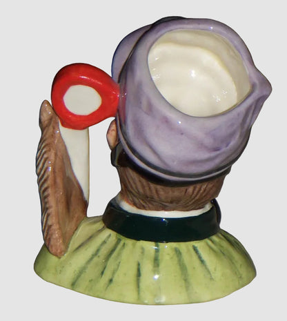 "The Jockey" Royal Doulton Character Toby Jug D6877 - Medium (4")