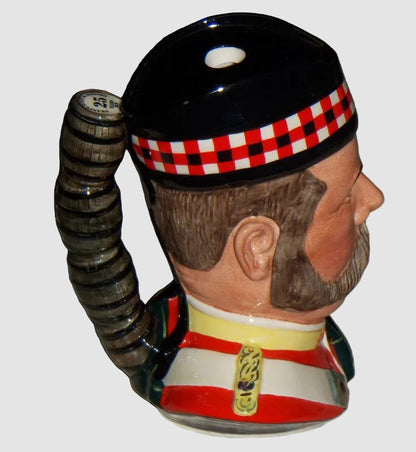 "William Grant" Royal Doulton Character Toby Jug D6744 - Liquor Decanter (7.5")