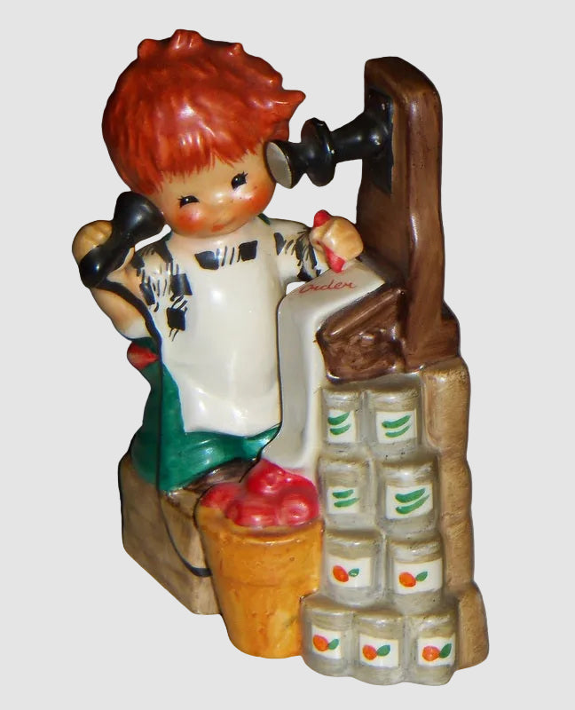 "Super Service" Goebel Charlot Byj Figurine BYJ 39 - Redhead Boy (5")