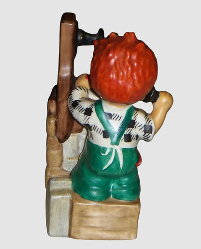 "Super Service" Goebel Charlot Byj Figurine BYJ 39 - Redhead Boy (5")