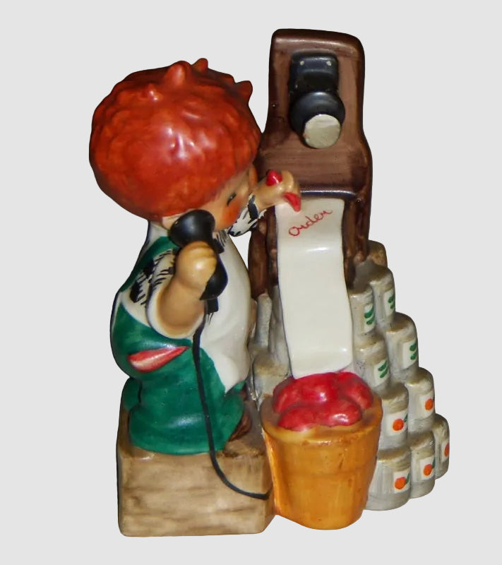 "Super Service" Goebel Charlot Byj Figurine BYJ 39 - Redhead Boy (5")