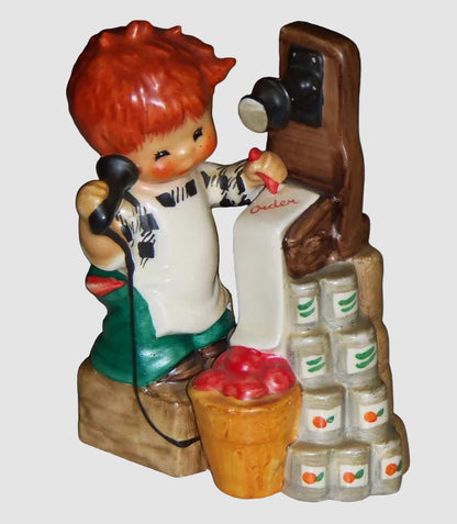 "Super Service" Goebel Charlot Byj Figurine BYJ 39 - Redhead Boy (5")