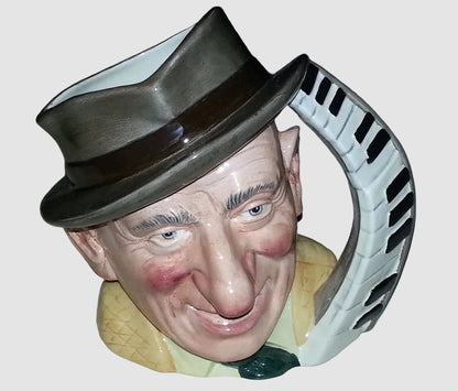 "Jimmy Durante" Royal Doulton Character Toby Jug D6708 - Celebrity Collection (7.25")