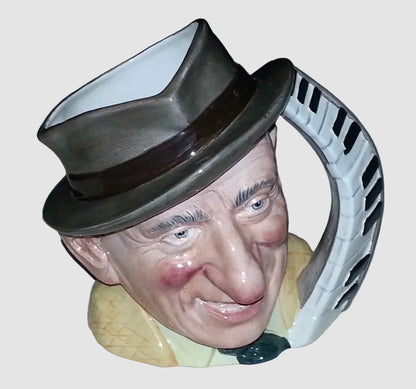 "Jimmy Durante" Royal Doulton Character Toby Jug D6708 - Celebrity Collection (7.25")