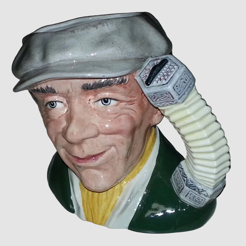 "The Busker" Royal Doulton Character Toby Jug D6775 - Large (6.5")