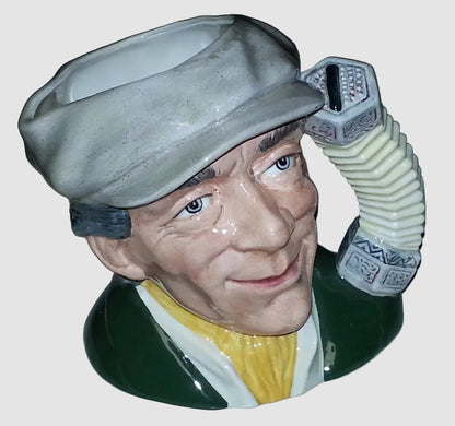 "The Busker" Royal Doulton Character Toby Jug D6775 - Large (6.5")