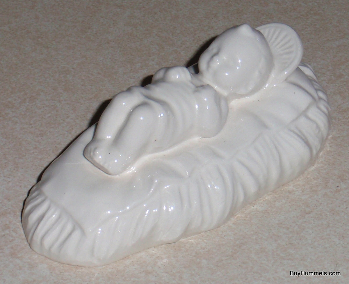Goebel Hummel White Baby Jesus Nativity Figurine 214 A Religious Christmas Vintage