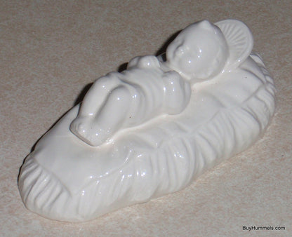 Goebel Hummel White Baby Jesus Nativity Figurine 214 A Religious Christmas Vintage