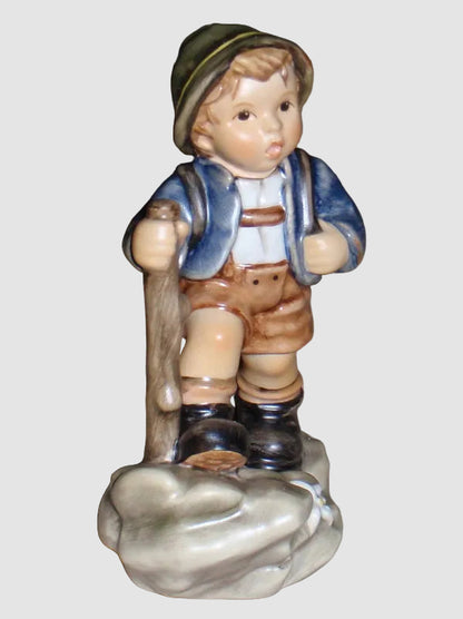 "Trail Blazer" Goebel Hummel Figurine #2045 - Boy Hiking (4.25")