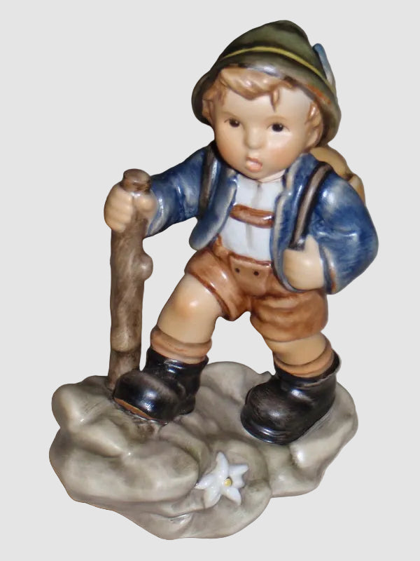 "Trail Blazer" Goebel Hummel Figurine #2045 - Boy Hiking (4.25")