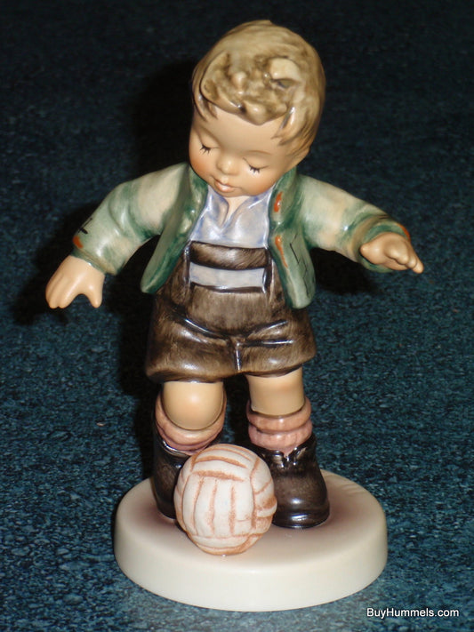 "Fancy Footwork" Goebel Hummel Figurine #2211 - Boy Playing Soccer!